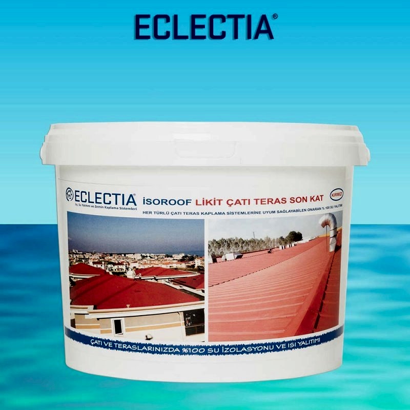Eclectia İsoroof Likit Çatı Son Kat Kırmızı-Yeşil