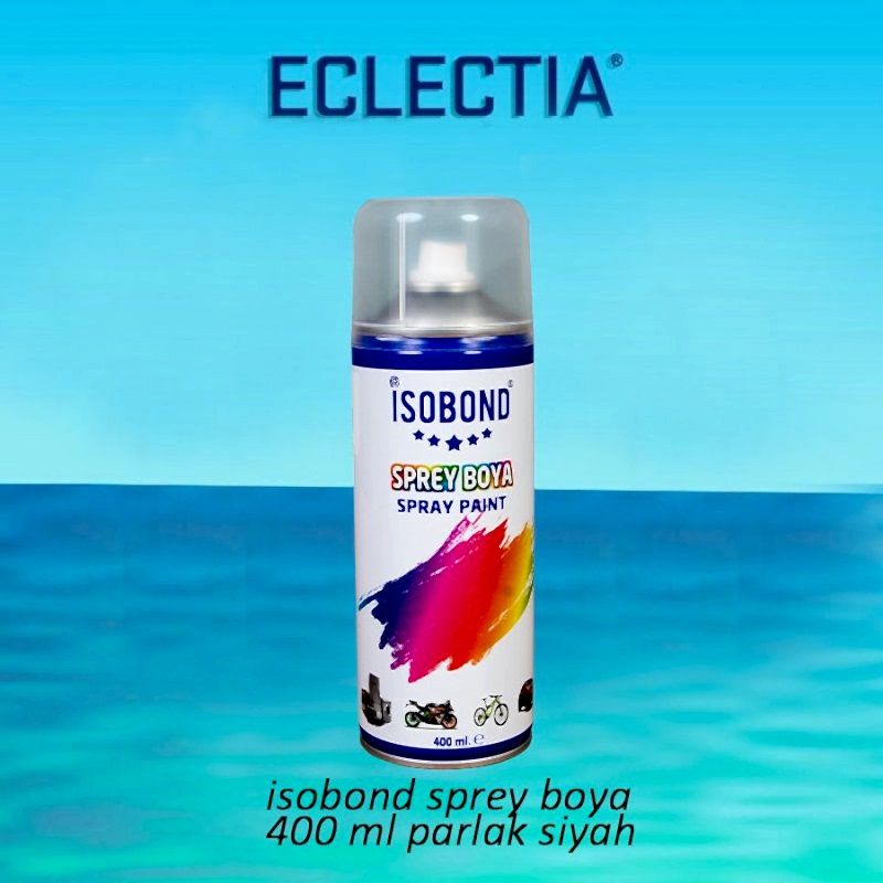 İSOBOND SPREY BOYA 400 ML PARLAK SİYAH
